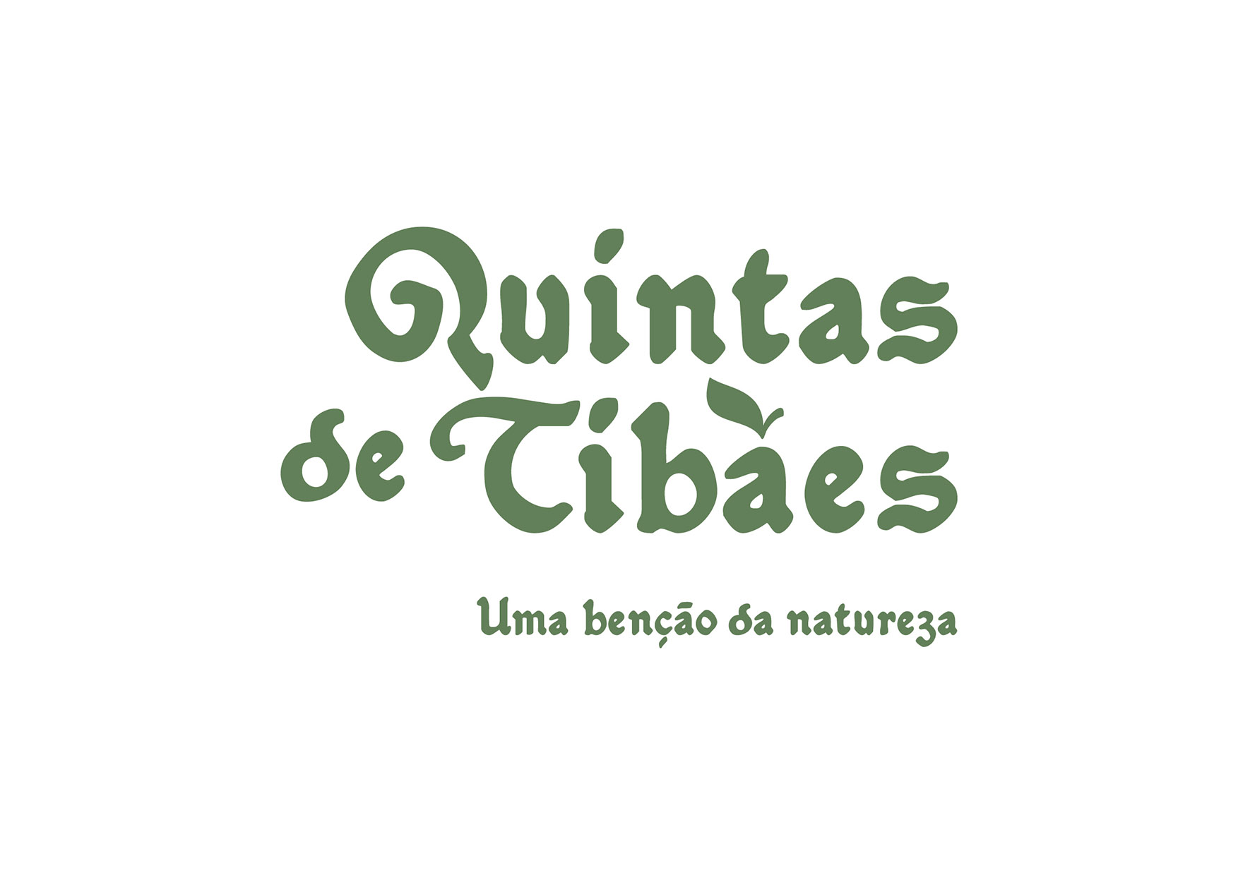 AF_quintas de tibaes_logomarca A identidade da marca Quintas de Tibães incorpora elementos da marca Porta da Loja.